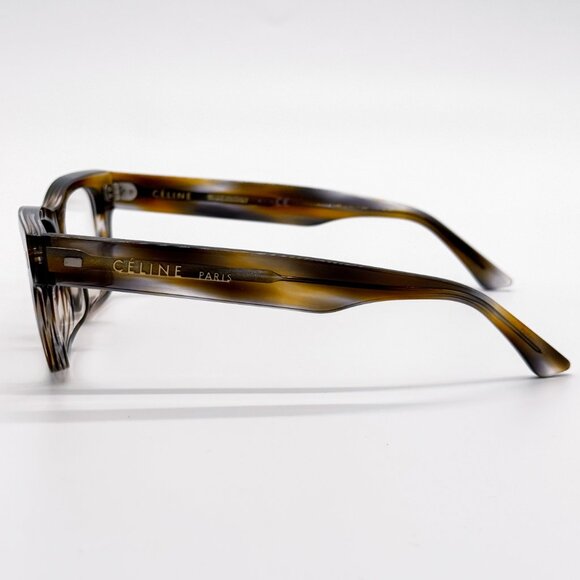 NEW CELINE CL50011F 055 EYEGLASSES WOMEN BROWN RECTANGULAR EYEWEAR CELINE - Picture 6 of 10